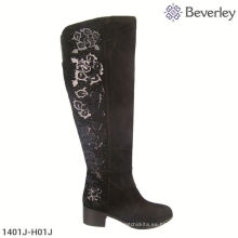 Botas altas de muselina rhinestone XXL